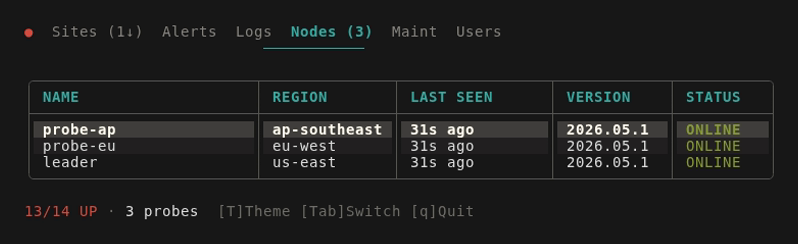 cluster nodes